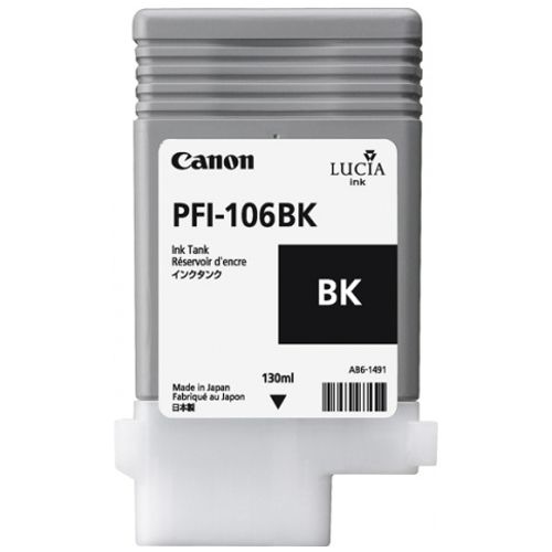 Canon PFI-106BK Black Genuine Ink Cartridge