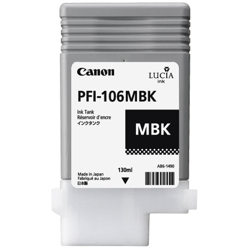 Canon PFI-106MBK Matte Black Genuine Ink Cartridge