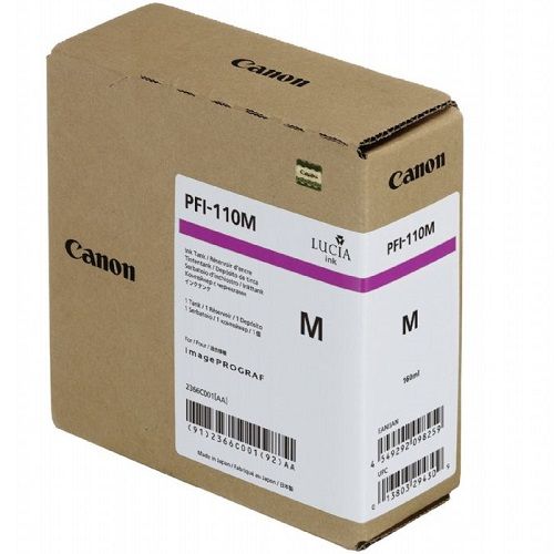 Canon PFI-110M Magenta Ink Cartridge Genuine