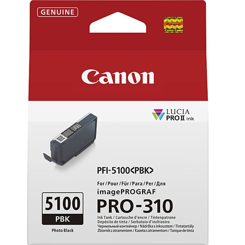 Canon PFI-5100PBK Photo Black Genuine Ink Cartridge