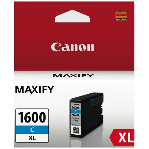 Canon PGI-1600XLC Cyan High Yield Genuine Ink Cartridge