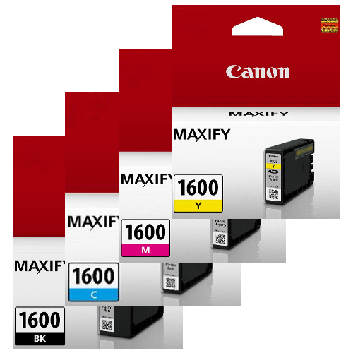 4 Pack Canon PGI-1600 Genuine Ink Cartridges