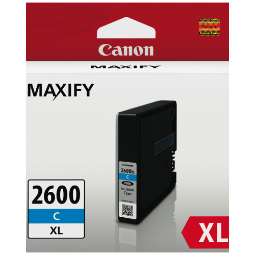 Canon PGI-2600XLC Cyan High Yield Genuine Ink Cartridge