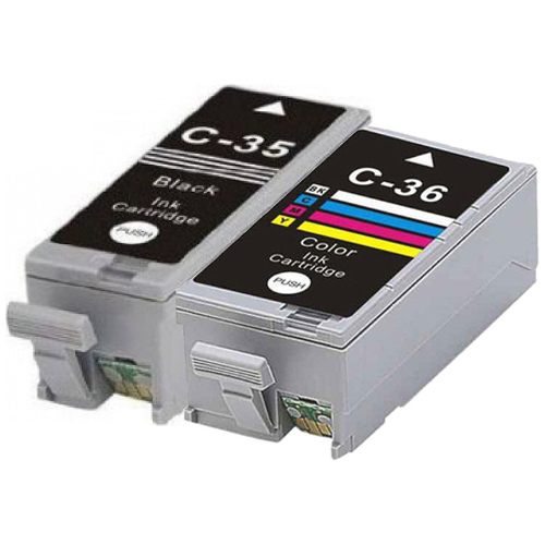 3 Pack Canon Compatible PGI-35/CLI-36 Ink Cartridges