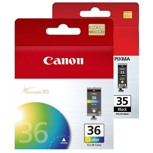 2 Pack Canon PGI-35/CLI-36 Genuine Ink Cartridges