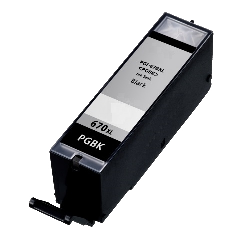 Canon Compatible PGI-670XLBK Black High Yield Ink Cartridge