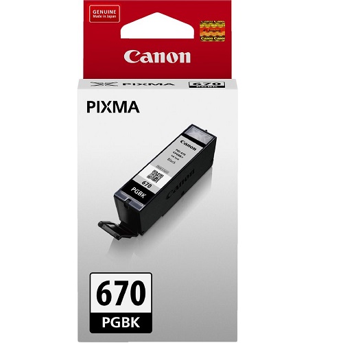 Canon PGI-670BK Black Genuine Ink Cartridge