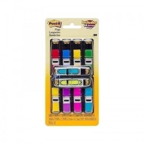 Post-It Flags Assorted Sizes & Colours - Pack of 10