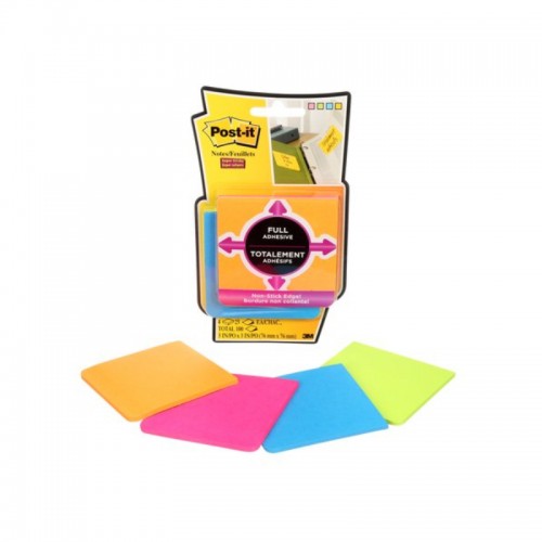 PostIt Super Sticky FullStick Notes Rio De Janeiro 76 x 76mm 4Pack