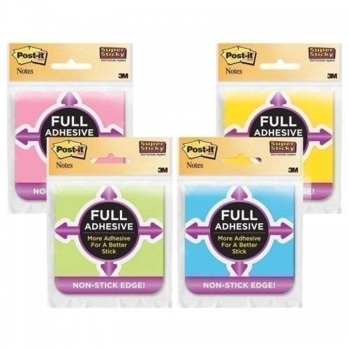 PostIt Super Sticky Full Stick Notes Rio De Janeiro 76 x 76mm 12Pack