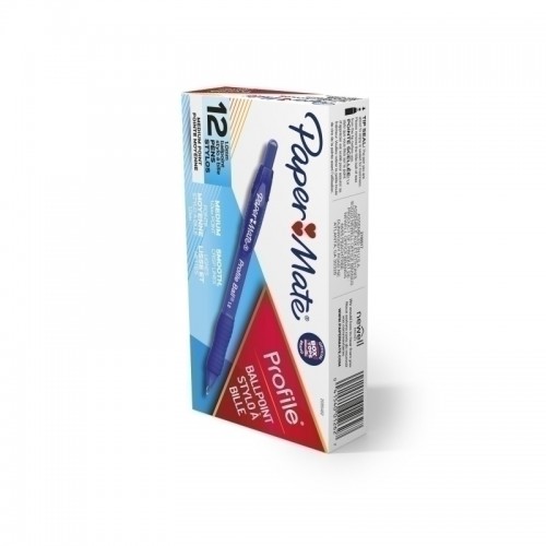 Paper Mate Profile Ballpoint Pen 1.0mm Blue - Box of 12