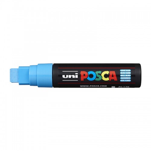 POSCA PC-17K Paint Marker - Broad Chisel Tip - Light Blue POSCA PC-17K Paint Marker - Broad Chisel Tip - Light Blue