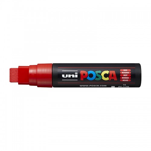 POSCA PC-17K Paint Marker - Broad Chisel Tip - Red POSCA PC-17K Paint Marker - Broad Chisel Tip - Red