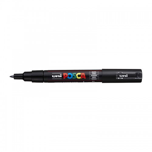 POSCA PC-1M Paint Marker - Extra-Fine Bullet Tip - Black POSCA PC-1M Paint Marker - Extra-Fine Bullet Tip - Black