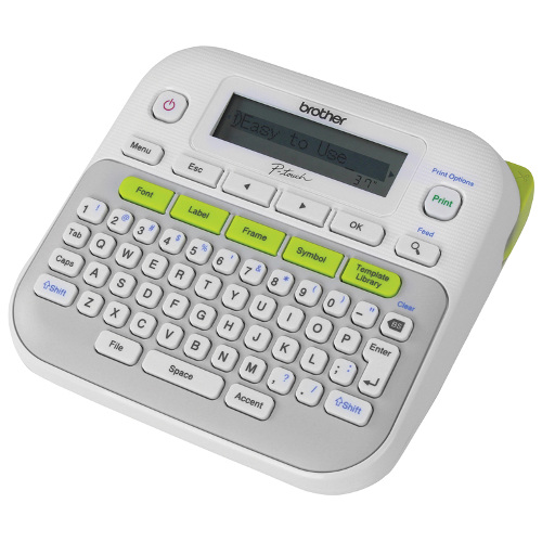 Brother PT-D210 Portable Desktop Thermal Transfer Ink Label Maker