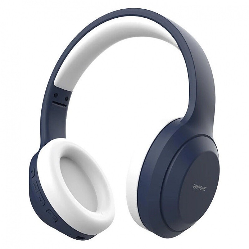 Pantone Bluetooth Headphones - Navy Pantone Bluetooth Headphones - Navy