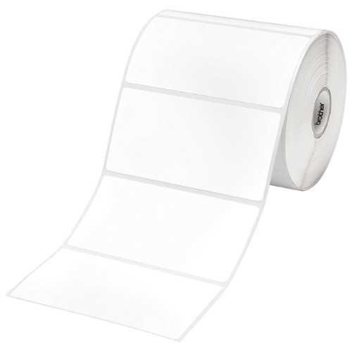 Brother RD-S03C1 Die-Cut Paper Adhesive Label Roll - 102mm x 51mm