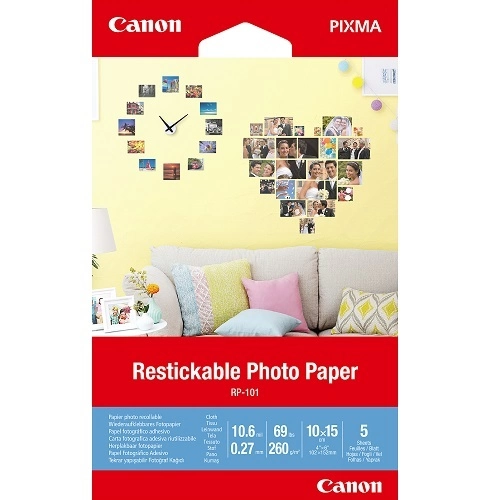 Canon RP-101 4x6 inch Restickable Photo Paper