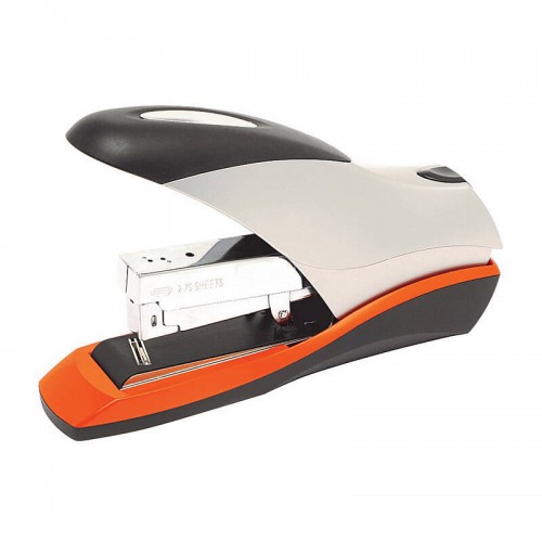 Rexel Optima 70 Full Strip Stapler - Efficient 70 Sheet Stapling in Orange/Silver Rexel Optima 70 Full Strip Stapler - Efficient 70 Sheet Stapling in Orange/Silver