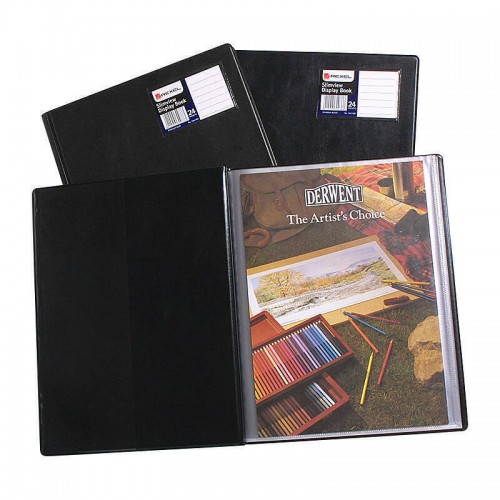 Rexel Display Book A4 S/View 24 Pocket Black Rexel Display Book A4 S/View 24 Pocket Black