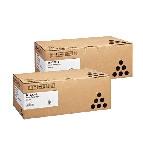 2 Pack Ricoh 407336 Genuine Toner Cartridges