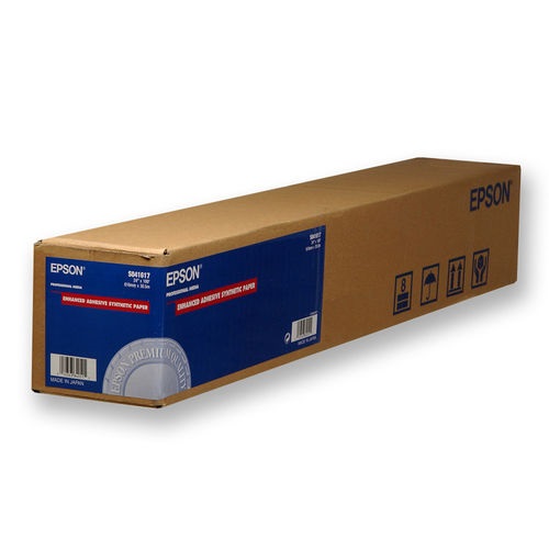 Epson S041619 1118mm, 142gsm, Enhanced Synthetic Adhesive / Presentation & Display Paper Roll