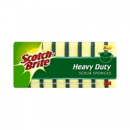 Scotch-Brite Heavy Duty Scrub Sponge - Pack of 8