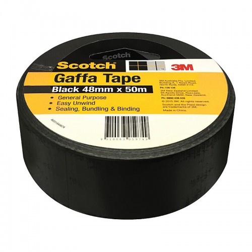 Scotch 933 Gaffa Tape - Black - 48mm x 50m Scotch 933 Gaffa Tape - Black - 48mm x 50m
