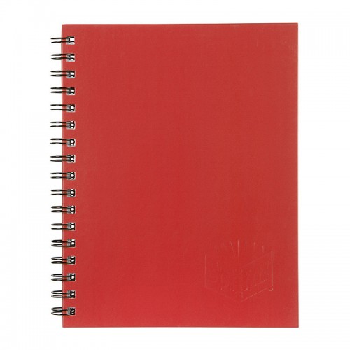 Spirax 512 Hard Cover Notebook A4 200 Page Red - Pack of 5
