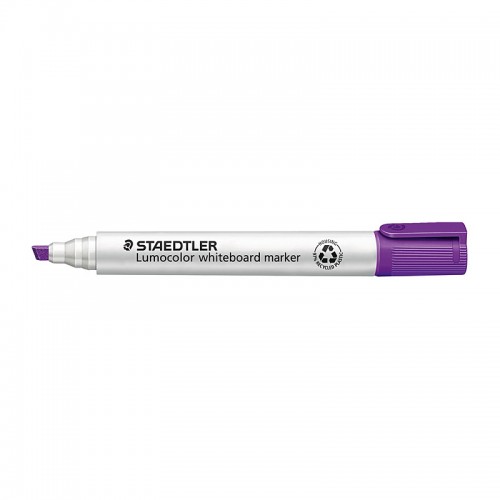 Staedtler Lumocolor Whiteboard Markers Chisel Tip - Purple - Box of 10