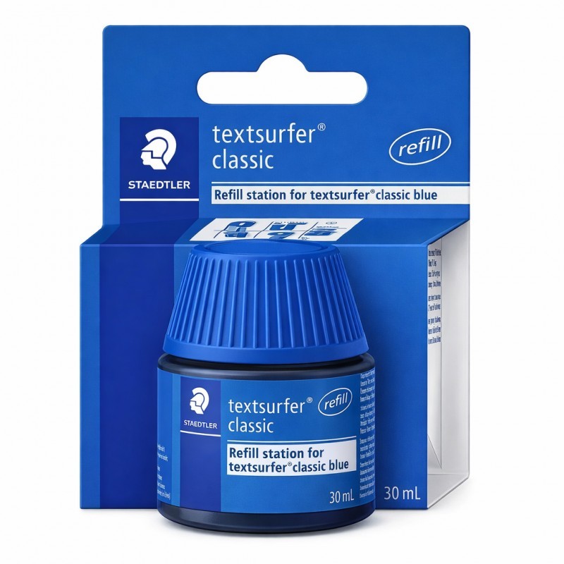 Staedtler Textsurfer Highlighter Refill Station Blue, 30 mL Staedtler Textsurfer Highlighter Refill Station Blue, 30 mL