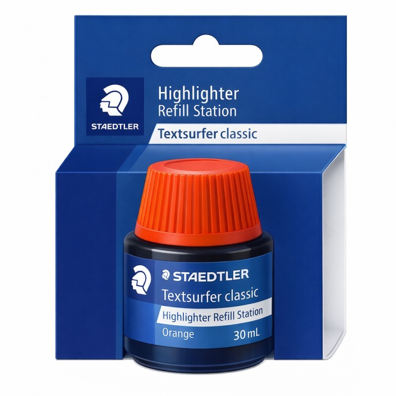 Staedtler Textsurfer Classic Highlighter Refill Station Orange, 30 mL Staedtler Textsurfer Classic Highlighter Refill Station Orange, 30 mL