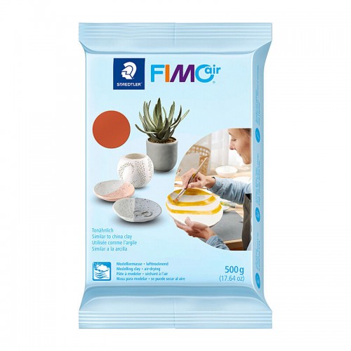 Staedtler 8100 FIMO air Air-drying Modelling Clay - 500g - Terracotta Staedtler 8100 FIMO air Air-drying Modelling Clay - 500g - Terracotta