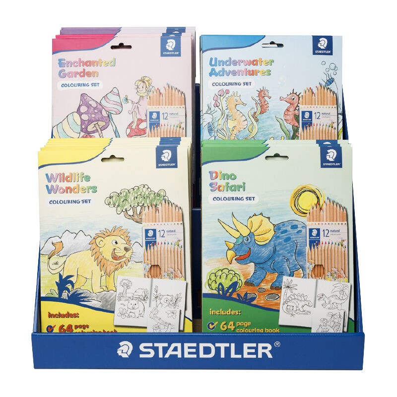 Staedtler Small Colouring Sets CDU Kit with Display Box, 20 Sets Staedtler Small Colouring Sets CDU Kit with Display Box, 20 Sets