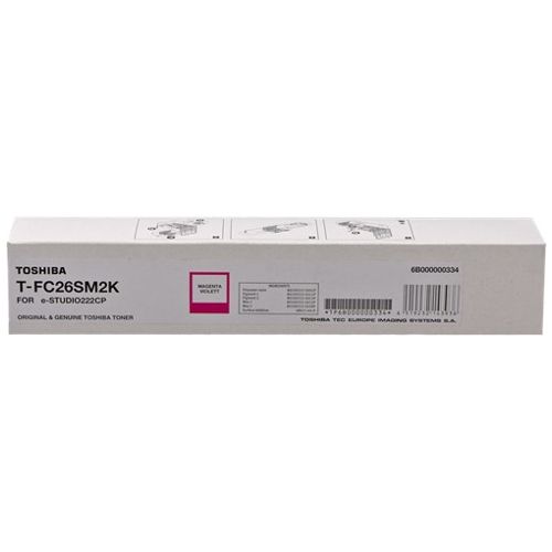 Toshiba T-FC26SM Magenta Genuine Toner Cartridge