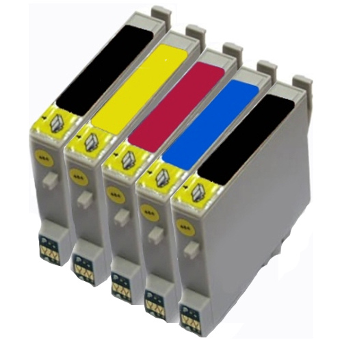 5 Pack Epson Compatible T0541-4/T0548 Ink Cartridges
