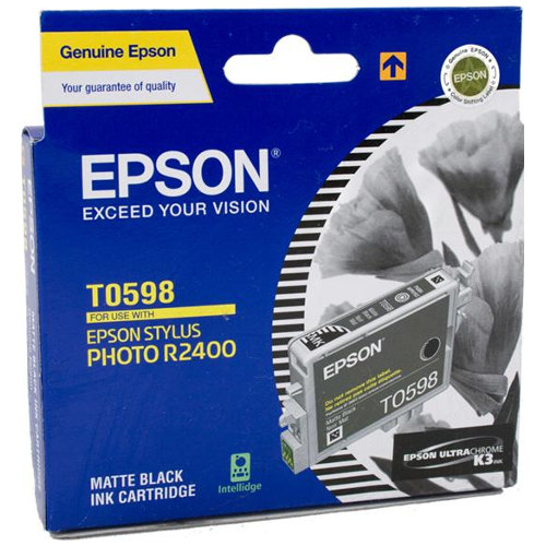 Epson T0598 Matte Black Genuine Ink Cartridge