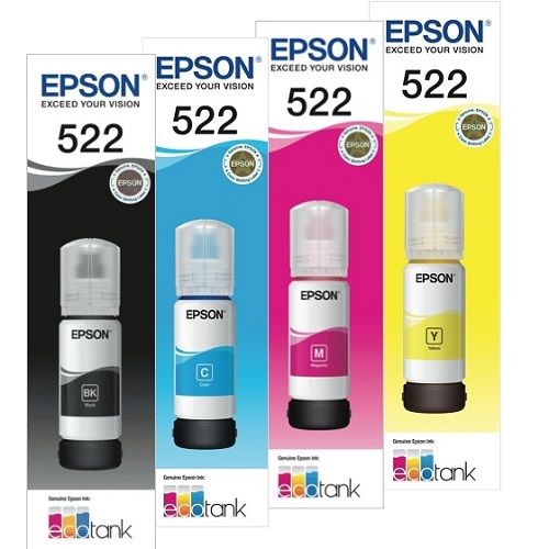 Epson T522 4 Pack Bundle (C13T00M192-492) (Genuine)