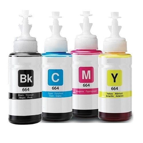 5 Pack Epson Compatible T664 Ink Bottles