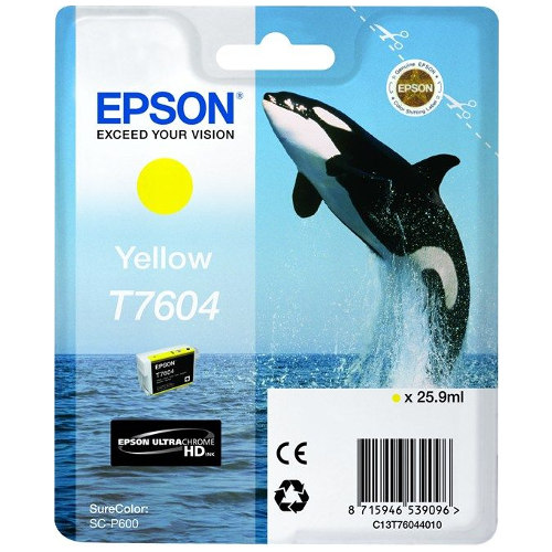 Epson T7604 Yellow Genuine Ink Cartridge