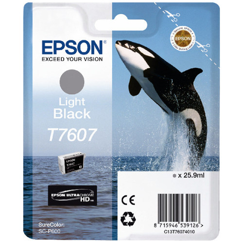 Epson T7607 Light Black Genuine Ink Cartridge