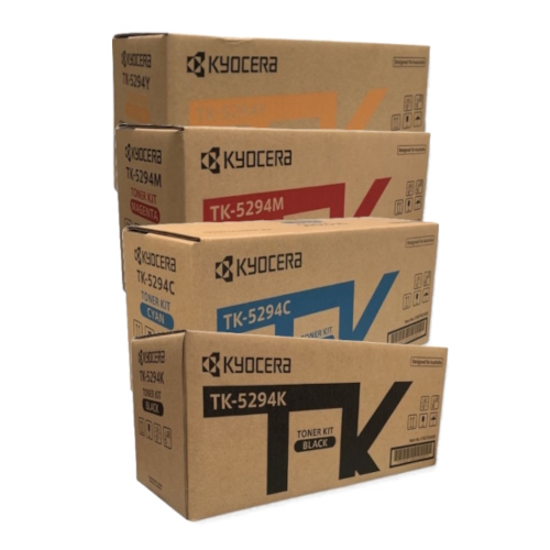 4 Pack Kyocera TK-5294 Genuine Toner Cartridges