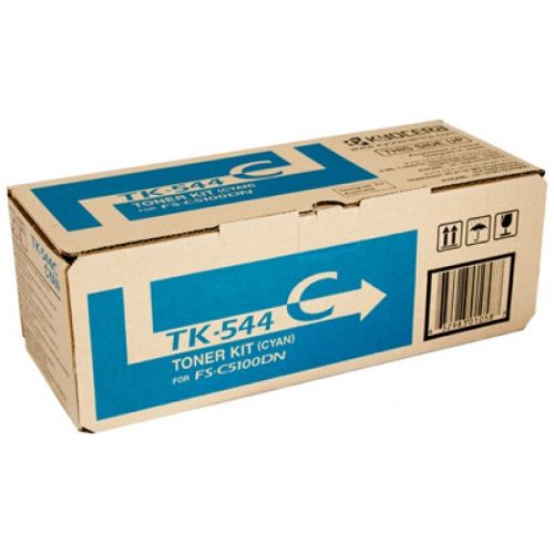 Kyocera TK-544C Cyan Genuine Toner Cartridge