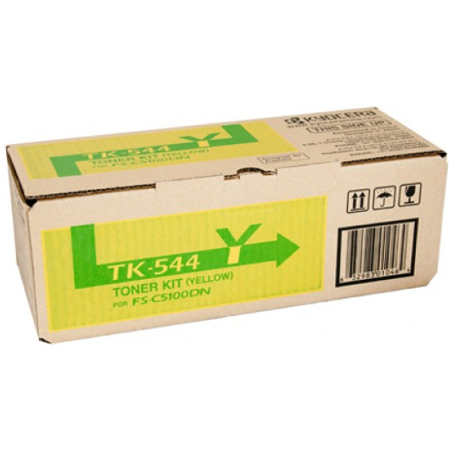 Kyocera TK-544Y Yellow Genuine Toner Cartridge