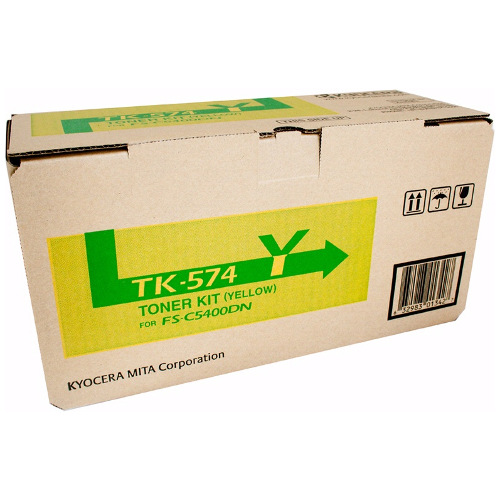 Kyocera TK-574Y Yellow Genuine Toner Cartridge