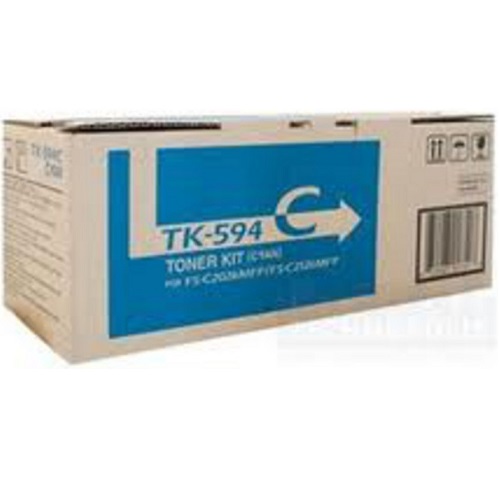 Kyocera TK-594C Cyan Genuine Toner Cartridge