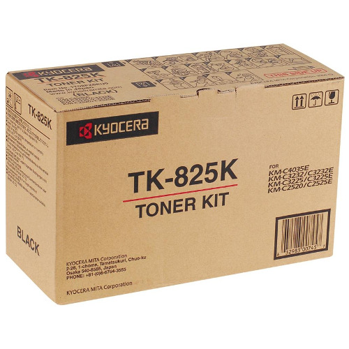 Kyocera TK-825K Black Genuine Toner Cartridge
