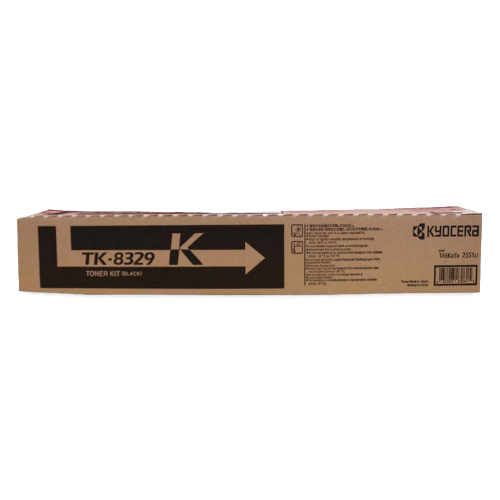 Kyocera TK-8329K Black Toner Cartridge Genuine