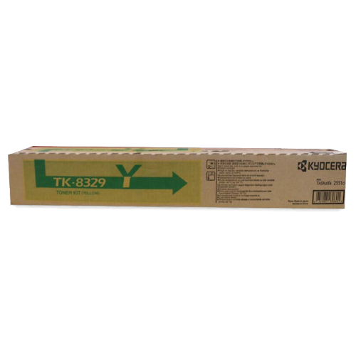Kyocera TK-8329Y Yellow Genuine Toner Cartridge