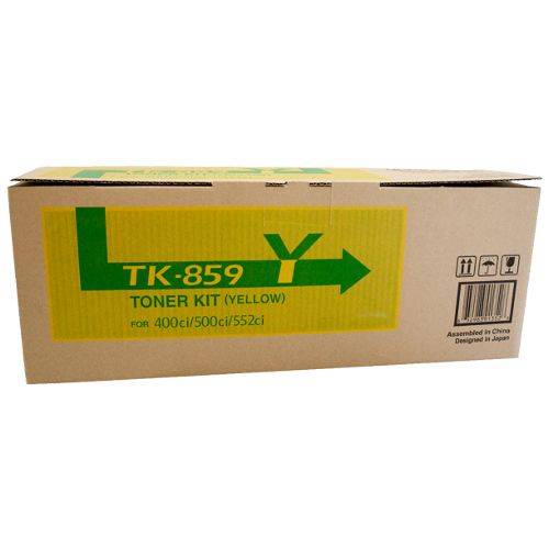 Kyocera TK-859Y Yellow Genuine Toner Cartridge